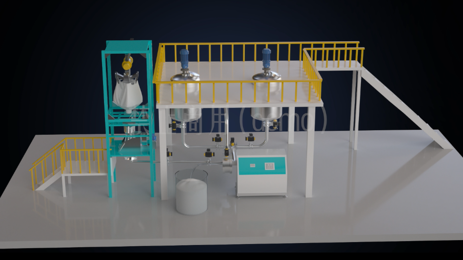 粉體投料分散生產線